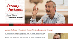 Desktop Screenshot of jeremyjackman.co.uk