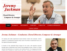 Tablet Screenshot of jeremyjackman.co.uk